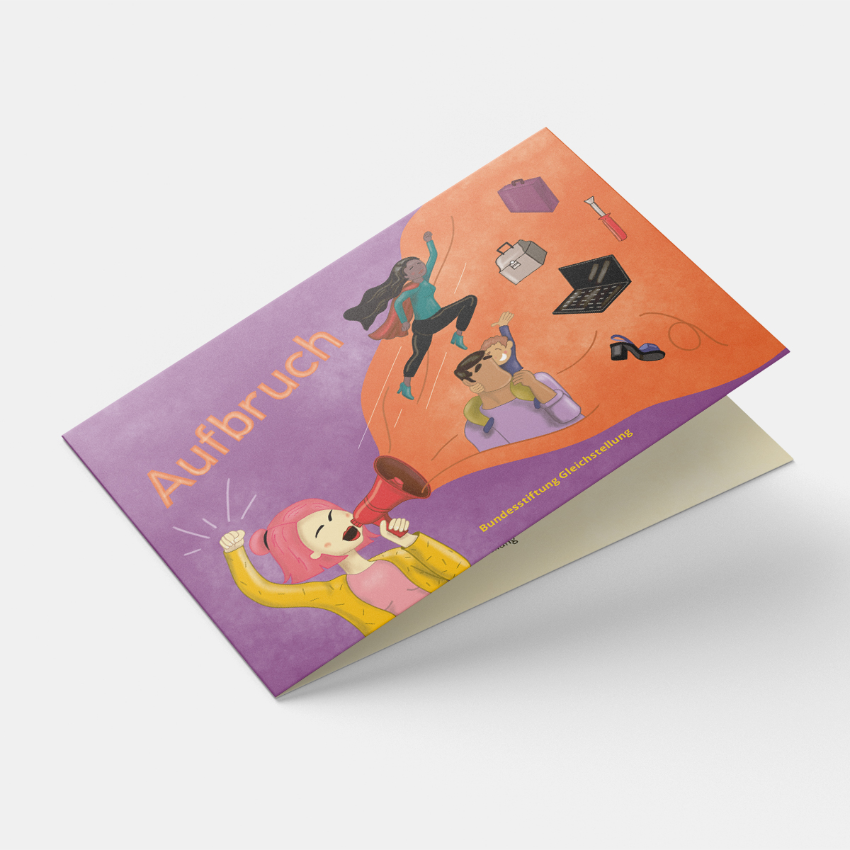 annikakuhn-illustration-bundesstiftung-gleichstellung-aufbruch-klappkarte